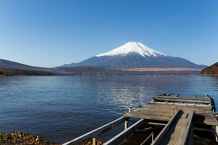 山中湖和山富士