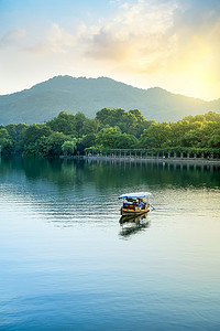 秀丽摄影照片_杭州西湖秀丽的风景