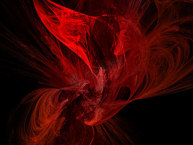 红色炫彩幻想背景抽象图