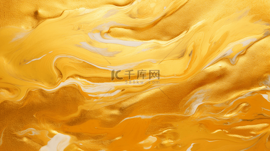 闪光漆流动熔化的黄金质感液体泄漏
