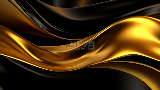 一个黑色和金色背景与一个金色和黑色背景。