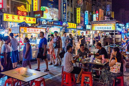 台湾饭团摄影照片_宁夏夜市