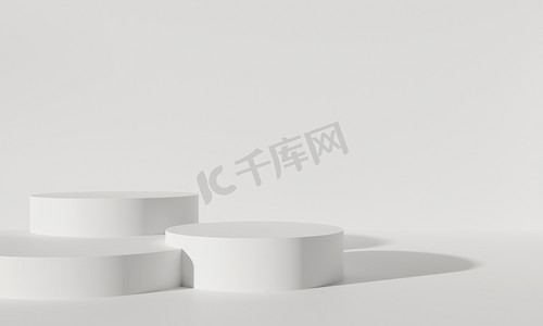 产品图底纹摄影照片_背景抽象底座板的3D渲染说明、艺术展示模型产品装饰立柱墙纸