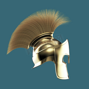 high quality spartan helmet, Greek roman warrior Gladiator, legionnaire heroic soldier, sprts fan render isolated