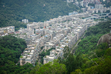 厦门市从山上看风景