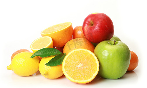 diet摄影照片_ripe fruit for a healthy diet