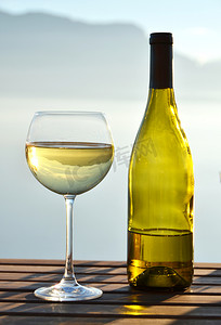 葡萄酒对日内瓦湖.