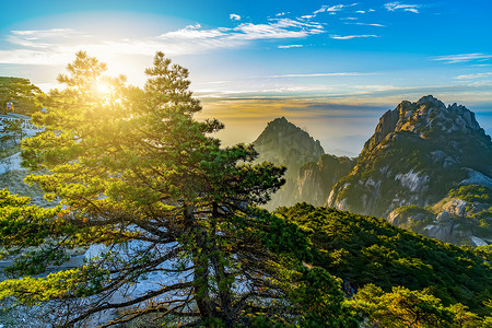 美丽黄山摄影照片_中国黄山美丽的山川