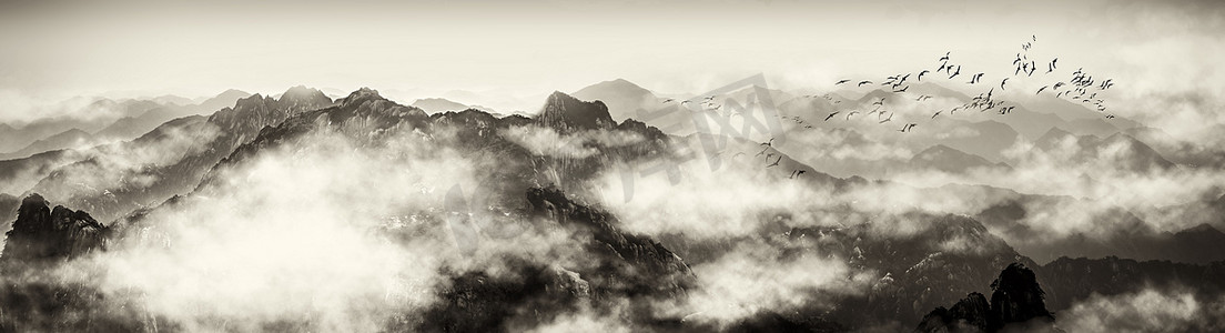 美丽黄山摄影照片_中国黄山美丽的风景