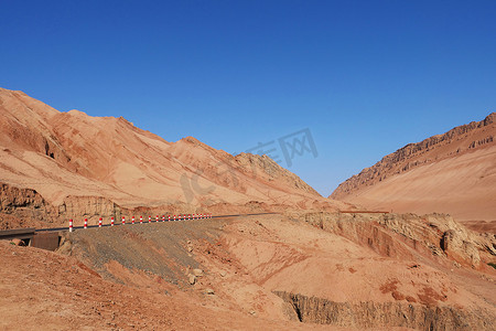 吐鲁番X山火谷自然景观