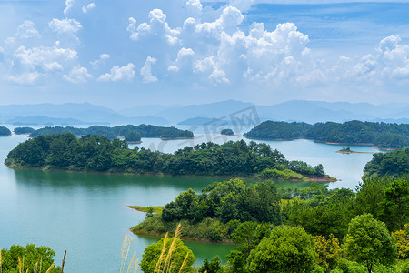 千岛湖秀丽的风景