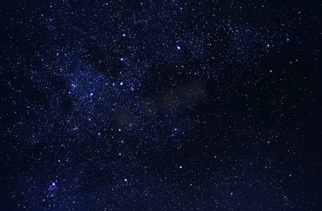 背景夜晚天空摄影照片_宇宙中的太空，天空和星星在夜晚的时间，银河，背景或纹理