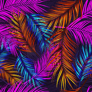 Tropical fashion floral pattern, in Hawaiian style