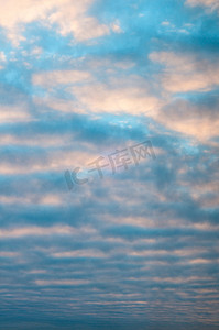 落日的天空摄影照片_落日的天空