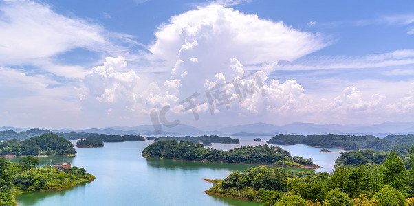 千岛湖秀丽的风景