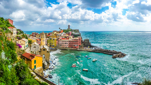 五渔村，意大利 Vernazza 镇