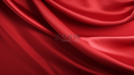 红色丝绸质感纹理背景9