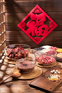 腊八节传统节日摄影照片_腊八粥