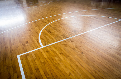 木地板篮球场