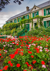 美丽的吉维尼花园诺曼底法国