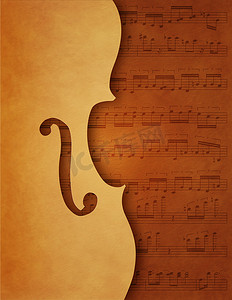音乐背景与小提琴的动机