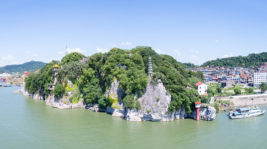 江西卓尔摄影照片_石钟山风景区, 位于长江与鄱阳湖交汇处, 江西, 中国