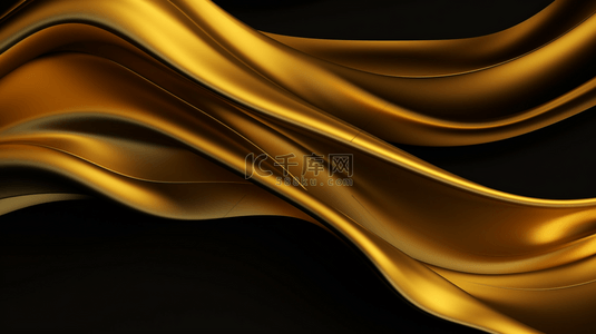 黑色背景丝绸背景图片_一个黑色和金色背景与一个金色和黑色背景。