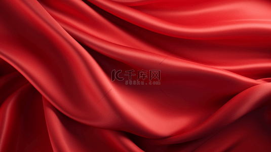 红色丝绸质感纹理背景3