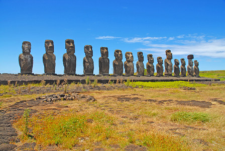 石像，智利复活节岛，拉帕努伊