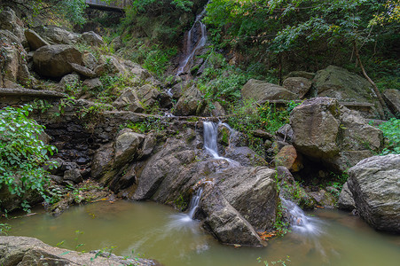 武汉黄皮木兰天池风景区，夏末秋初风景