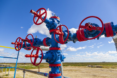 石油、天然气工业。组合井口、气门、气门、高压气井