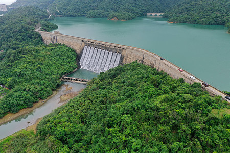 2022年6月12日大潭督水库暴雨后的泄洪