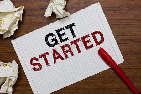 商务照片文本要求某人开始任务努力或过程现在标记笔记本皱巴巴的文件