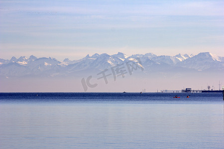 海洋，山、 海