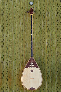 dombra。Dombra 是哈萨克民族传统乐器。哈萨克弦乐器.