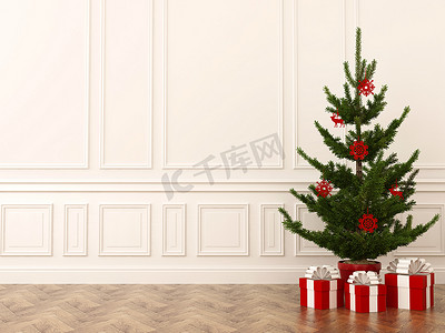 室内装饰圣诞树