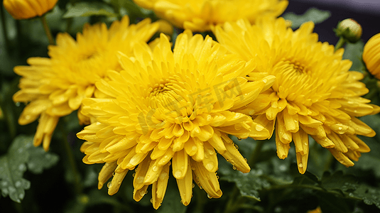 盛开的菊花重阳节