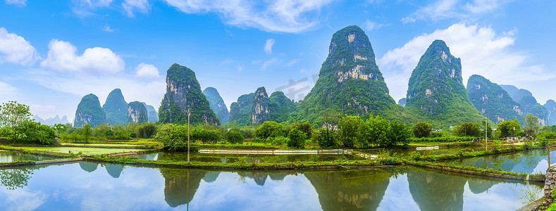 阳朔桂林的美丽风景