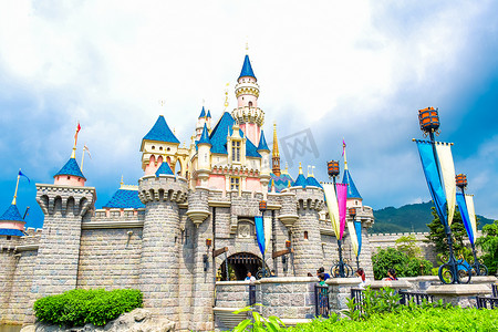 香港流量摄影照片_香港迪士尼乐园香港迪士尼乐园-2015 年 5 月︰ 睡美人城堡