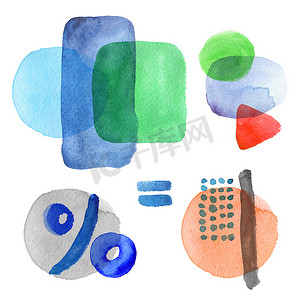 文摘:点组成斑斑圆形矩形点集水彩画色设计分离百分比等效数学几何