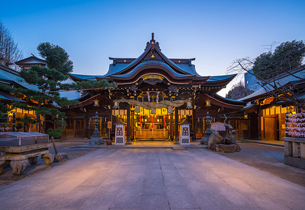 日本福冈博多栉田神社