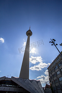 柏林电视塔或 Fernsehturm 的看法