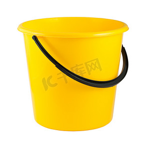 黄色塑料桶