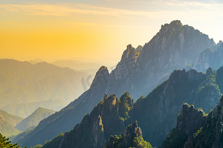 美丽黄山摄影照片_中国黄山美丽的风景