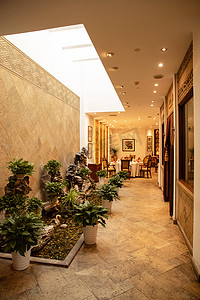 酒店餐厅走廊