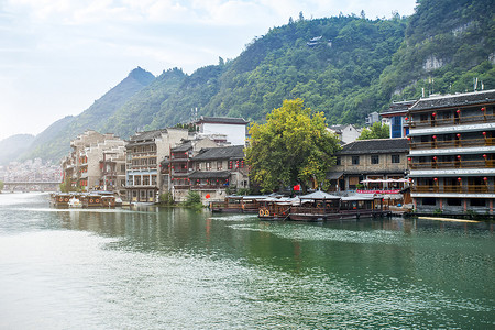 风景摄影照片_镇远古城美丽的风景