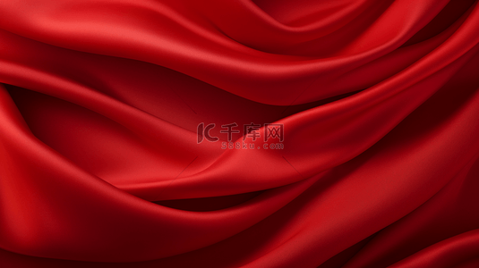 红色丝绸质感纹理背景20