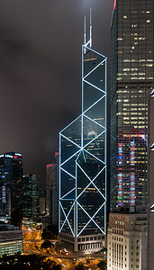 香港名星摄影照片_中国银行大厦-Hong 香港