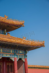 北京故宫博物院摄影照片_北京故宫博物院屋檐