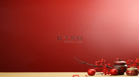 结婚红色背景图片_红色传统古典春节喜庆背景2